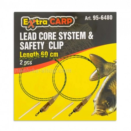 EXTRA CARP LEAD CORE SYSTEM & SAFETY CLIP