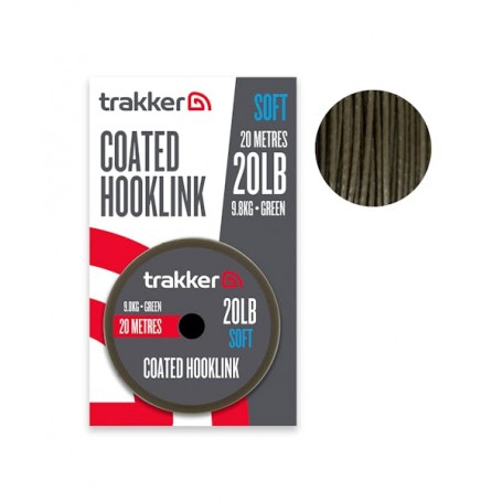 TRAKKER SOFT COATED HOOKLINK 20 LB - 20M