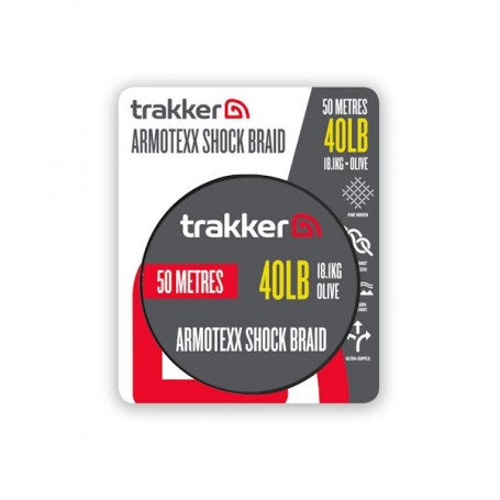 TRAKKER ARMOTEX SHOCK BRAID - 40 LB - 50M