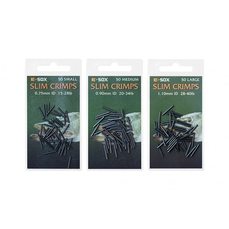 DRENNAN JEKLENE OBJEMKE SLIM CRIMPS (SMALL-50kom) 15-28lb