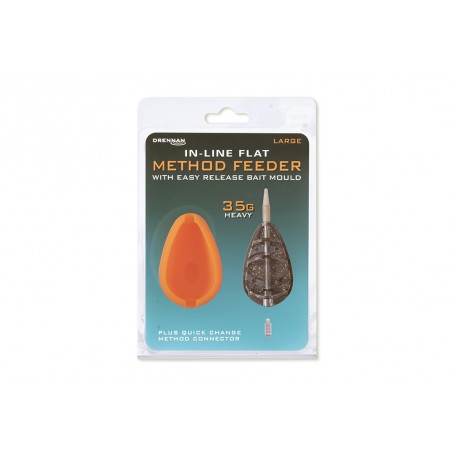 DRENNAN FLAT FEEDER & MOULD large 35g
